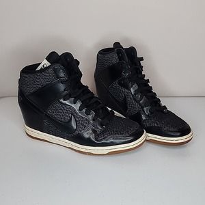 Nike Dunk Sky Hi Hidden Wedge Sneakers sz 9